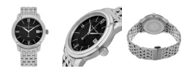 Stuhrling Alexander Watch A111B-03, Stainless Steel Case on Stainless Steel Bracelet